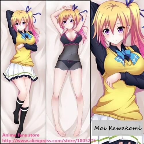 Anime Myriad Colors Phantom World Mai Kawakami Sexy Japanese Pillowcase Pillow Case Cover decorative Hugging Body Bedding