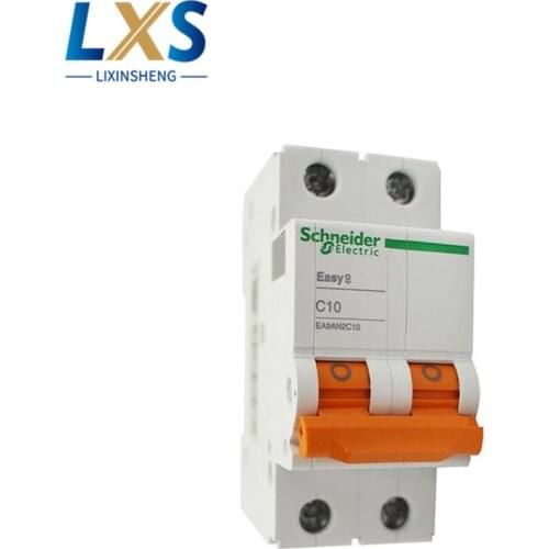 Schneider Circuit Breaker EA9 MiniatureNumber of poles Circuit Breaker EA9AN2C Series 2P C6A-C63A Air Switch