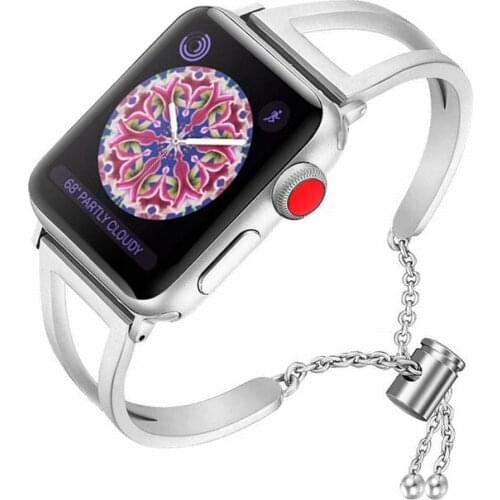 Bracelet for Apple Watch Band 4 40mm 44mm Stainless Steel Released Jewelry Bangle Cuff Strap for iWatch 4 3 2 1 bands 38mm 42mm