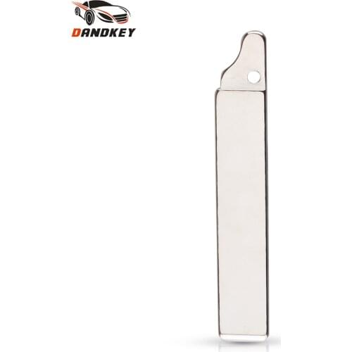 Dandkey NO.73 Key Blade Replacement Car Remote Modified Uncut Key For Renault Citroen Peugeot Flip Folding Key Blank With Groove