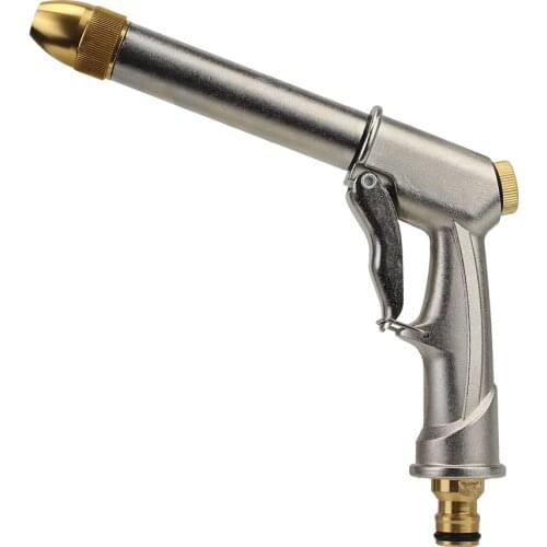 For Car Garden Cleaning Plated Copper Adjustable Water Spray Pattern Car Wash High-pressure Car Water Gun Portable