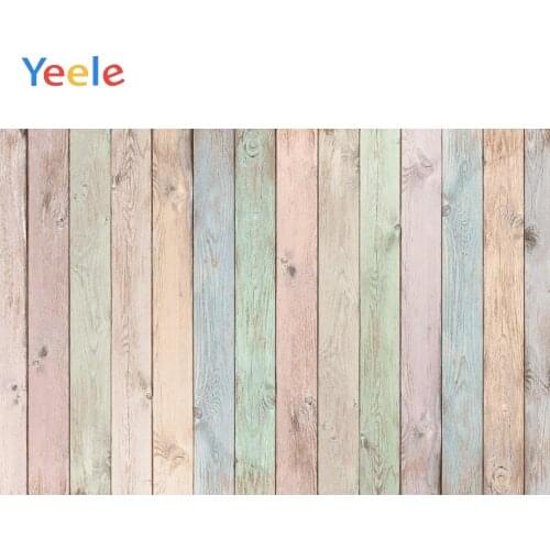 Yeele Colorful Wooden Board Planks Texture Pet Grunge Portrait Photography Background Photographic Backdrops for Photo Studio
