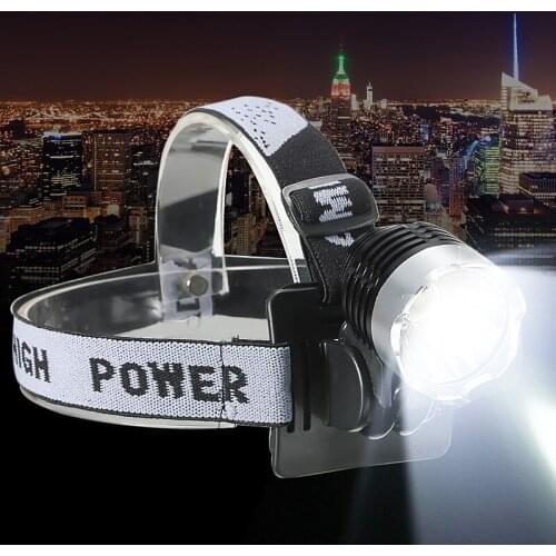 For Outdoors Hiking XM-L2 T6 Head Light Cycling Bike Bicycle Headlamp Headlight Rechargeable Head Torch Cycling Accessories