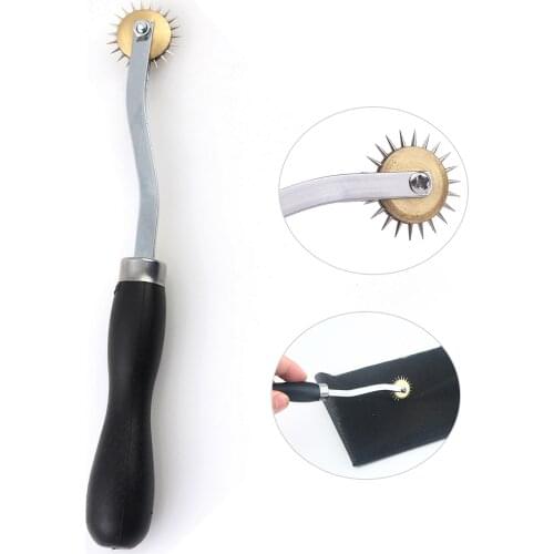 DIY Leathercraft Leather Line Marking Overstitch Spacing Sewing Wheel Gear Tool for Professionals Amateurs Beginners Artisans