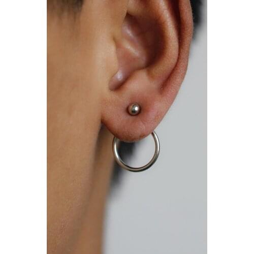 Fashion Bohemian Vintage Earrings Jewelry Cute Gold Color Geometric Round Metal Stud Earrings Best Gift For Women Girl Oorbellen