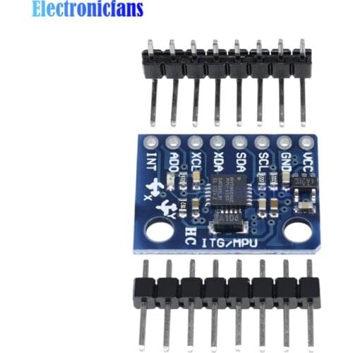 10PCS/LOT GY-521 MPU-6050 MPU6050 MPU 6050 Module 3 Axis Analog Gyro Sensors+ 3 Axis Accelerometer Module