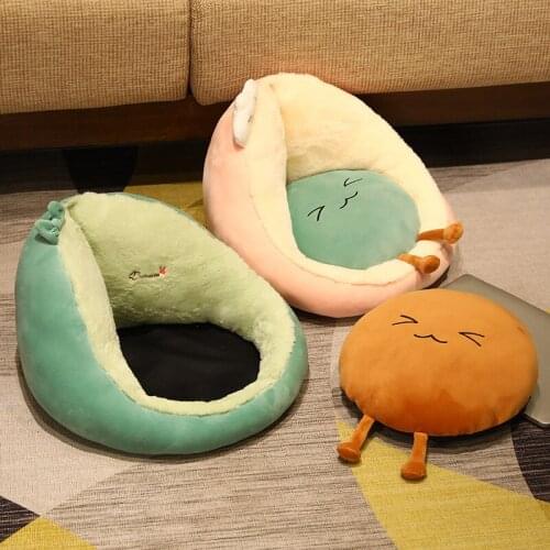 Soft Throw Pillow Girl Baby Chair Cute Japanese Futon Cushion Sofa Bed Pillow Creative Disassembly Plush Toys For Home Decor