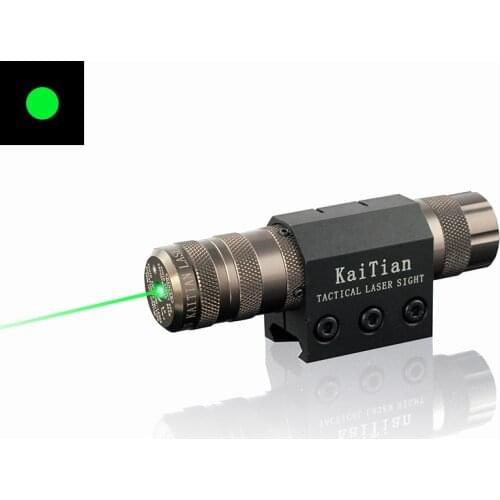 Outdoor sports metal anti-vibration green outer laser sight can be adjusted up and down to position the teacher stylus glock