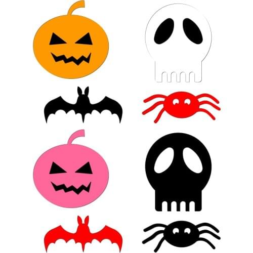 New Halloween Pumpkins Wooden Die Scrapbooking C2951 Cutting Dies Multiple Sizes Compatible With Most Die Cutting Machines