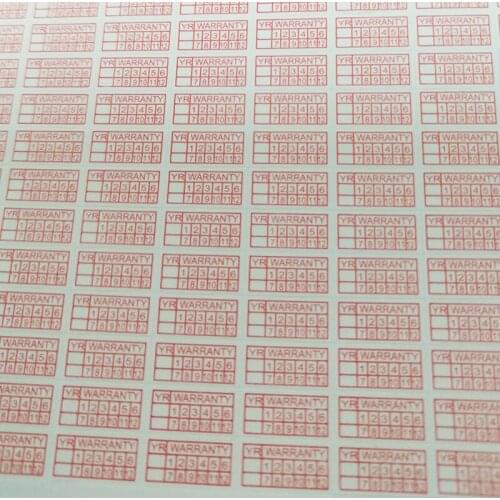 Wholesale and Retail 10*5mm Fragile/Eggshell/Tamper Proof Sticker Security Sealing Label