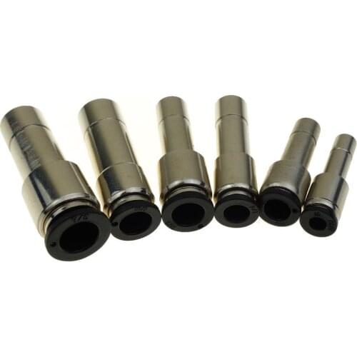 Air Pneumatic Push In Fitting Reducer 1/4" 5/16" 3/8" 1/2" Push Fitting x 5/32" 1/4" 5/16" 3/8" Tube OD