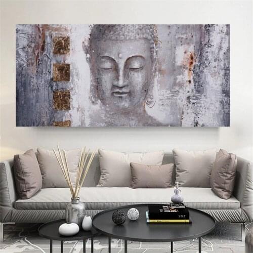 Posters Canvas Art Buddha Paintings Wall Art Pictures For Living Room Modern Art Print Large Size Decorative Pictures No Frame