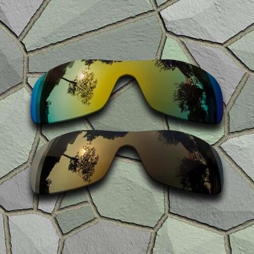 Yellow Golden&Bronze Copper Sunglasses Polarized Replacement Lenses for Oakley Antix