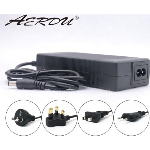 AERDU 48V 2A 13S 54.6V Lithium-ion battery pack charger 5.5*2.1mm Universal AC DC Power Supply Adapter EU/US/AU/UK Plug