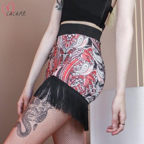 NEW Sexy Latin Dance Skit Women Dance Competition Dancing Dresses Fringe Girls Salsa D1080 Tassels Hem CACARE