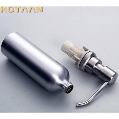 Brand New 1 pc Kitchen Sink liquid Soap Dispenser (Stainless Steel head + Aluminium Bottle )Wholesale and Retail
