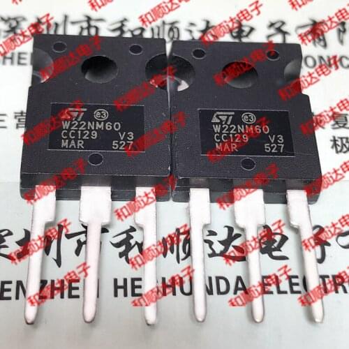 10pcs/lot W22NM60 STW22NM60 New stock TO-247 600V 22A