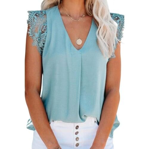 2020 New Fashion Womens Casual Blouse Shirts Plus Size Summer Sleeveless Tops Chiffon Solid Color Top Women Blusas Vest Camisa