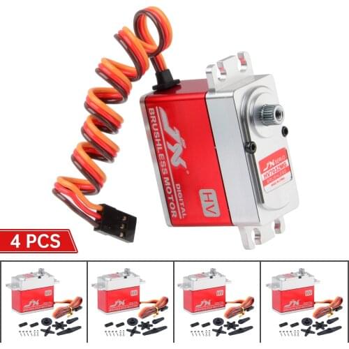 4PCS JX Servo BLS-HV7032MG 32kg Large Torge Full Metal Cnc High Voltage Digital Servo For RC Car Helicopter Drone Parts