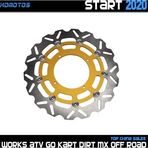 320mm Stainless Steel Aluminum Motorcycle Brake Disk Front Floating Disc Rotor For Suzuki RMZ250 RMZ450 RMX450Z 05-19