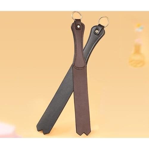 BDSM PU Leather Palm Clap Spanking Paddle Slap Flap Pat Beat Whip Lash Strap Fetish Adult SM Slave Game Sex Toy for Couple Women