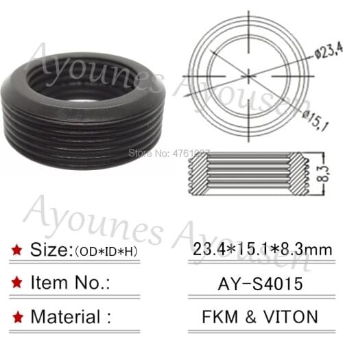 Free shipping 10pieces Rubber Seal for Nissan Fuel Injector Repair Kit gromment seals for AY-S4015