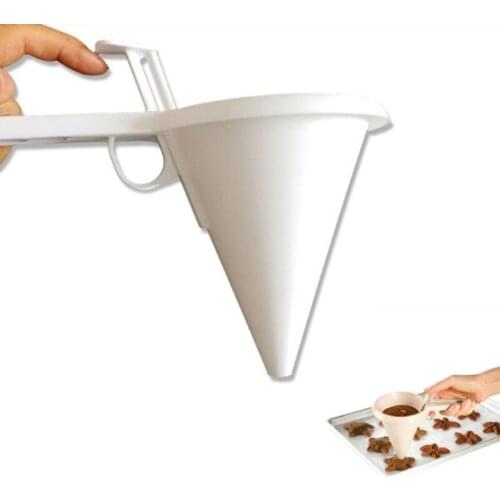1pc Baking Mold Cream Chocolate Funnel Cake Decorating Tools Kitchen Pastry Batter Dispenser Candy Cake Funnel Bakeware