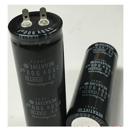 Photo flash capacitor 390v 900uf 25*75mm