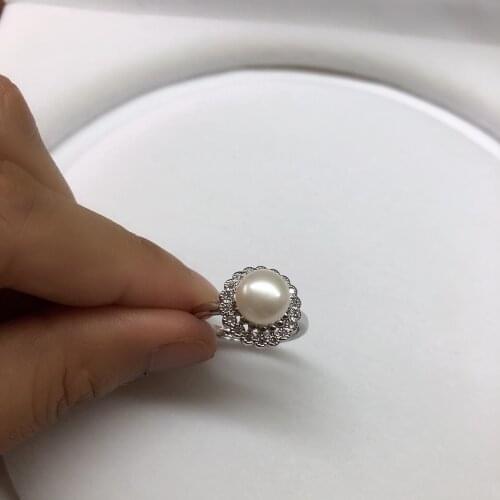 New Hot Ring Mountings Base Findings Settings Adjustable Ring Jewelry Parts Fittings Party Accessories for Pearl Beads Stones
