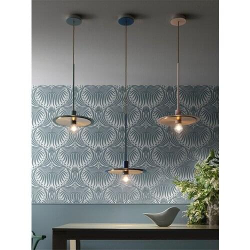 Minimalist Danish designer mirror luster pendant lights restaurant bar Nordic cafe lighting industrial wind deco hanging lamps