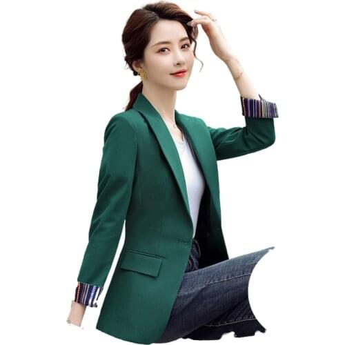 2021 new spring and autumn suits womens jackets spring and autumn casual tops