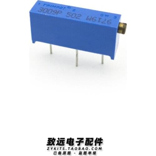 Original New 100% 3009P-1-502 5K multi-turn trimmer potentiometer precision adjustable resistance (SWITCH)