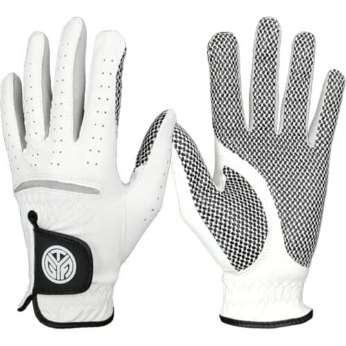 1pcs Golf Gloves Mens Left Right Hand Soft Breathable Sheepskin With Anti-slip Granules Golf Gloves Golf Accessories