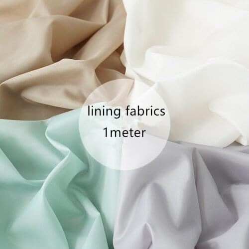 Polyester Taffeta Fabric Inside Lining Cloth Sewing DIY Suit Wool Coat Clothing Wool Windbreaker Linener Material by the meter