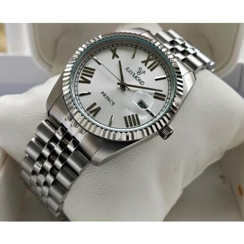 Мужские часы из нержавеющей стали RAYMOND SWISS China At AliExpress