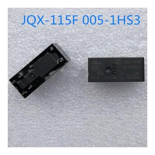Relay HF JQX-115F 005-1HS3(551) 5VDC 5VDC 6 pin one normally open 16A