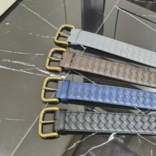 Men Belt High Quality Luxury Design Male Genuine Leather Cow Skin Strap Copper Buckle Vintage Classice Casual Jeans Waistban