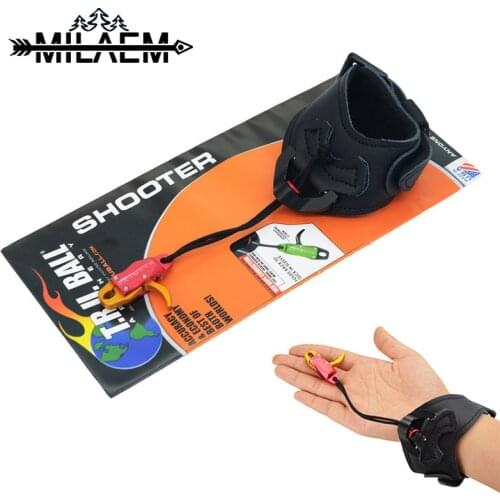 1pc Archery Compound Bow Wrist Release Aids Adjustable Strap Wrist Buckle Trigger Caliper Outdoor Sports Shooting Accessories