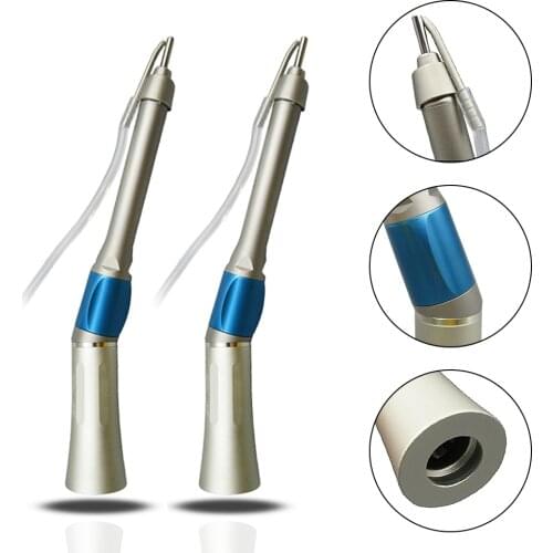 Dental Low Speed Handpiece 20 Angle Micro Surgery Surgical Straight Handpiece fit E type motor teeth whitening