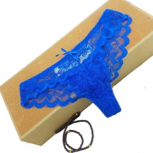 6 colors LACE Cotton Womens Sexy Thongs G-string Underwear Panties Briefs For Ladies T-back,1pcs/Lot 169