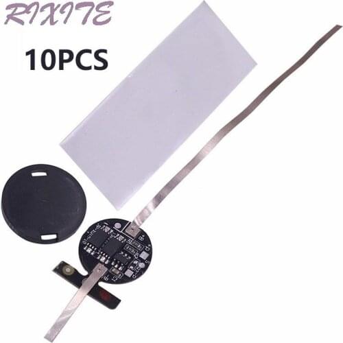 10PCS 3.7v 18650 diy lithium battery protection board pcm pcb nickel plate belt plastic heat shrink tube 3.7v protection board