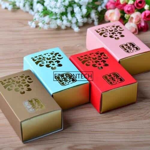 2 Grid Macaron Box Bakery Box for Biscuits Cookie Chocolate Packaging Paper Boxes Valentines Day Gift
