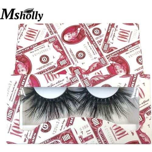 25mm 3D Mink False Eyelashes Natural Magnetic Bulk Wholesale Lashes Package Box Fluffy Messy Volume Wispy Makeup Beauty Lash