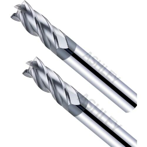 45degree ultra-fine grain high hardness black flat shank DiameterD10-D12 tungsten alloy CNC machining center CNC milling cutteer