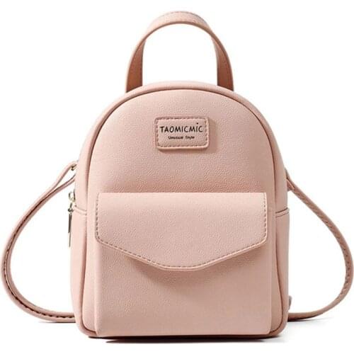 Brand Designer Fashion Women Backpack Mini Soft Touch Multi-Function Small Backpack Female Ladies Shoulder Bag Girl Purse S2411