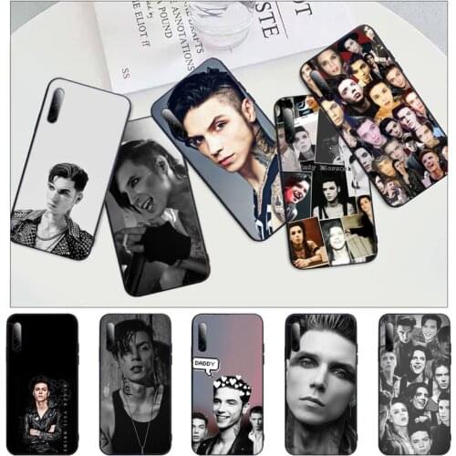Andy Biersack Phone Case for iPhone 11 12 mini pro XS MAX 8 7 6 6S Plus X 5S SE 2020 XR shell