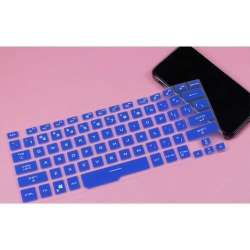 For Asus ROG Zephyrus G14 GA401 GA401ii GA401iv GA401iu 14-inch gaming notebook Silicone Clear Keyboard Cover Protector Skin