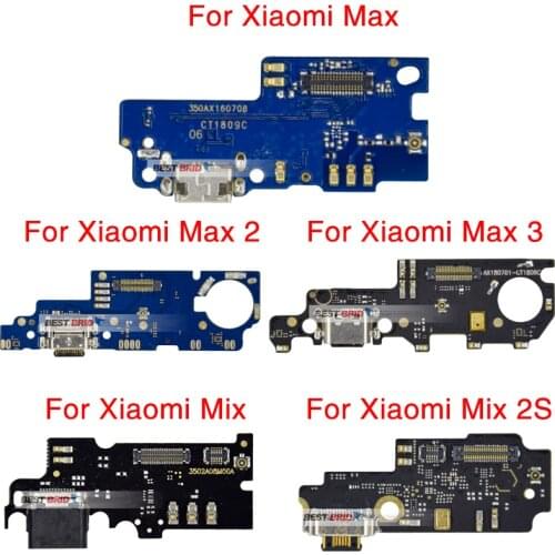 1pcs Charger Port Flex Ribbon For Xiaomi Mi Max 1 2 3 Mix 2S USB Dock Charging Connector Data Flex Cable Replacement Parts
