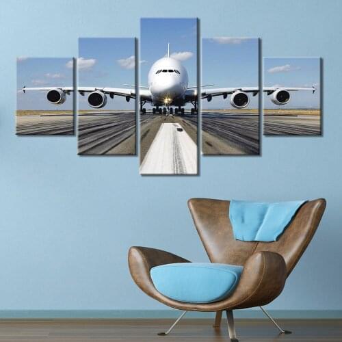 5 piece Airplane picture of rhinestones mosaic diamond full embroidery art diamond painting aircraft scenery decor art,WW321