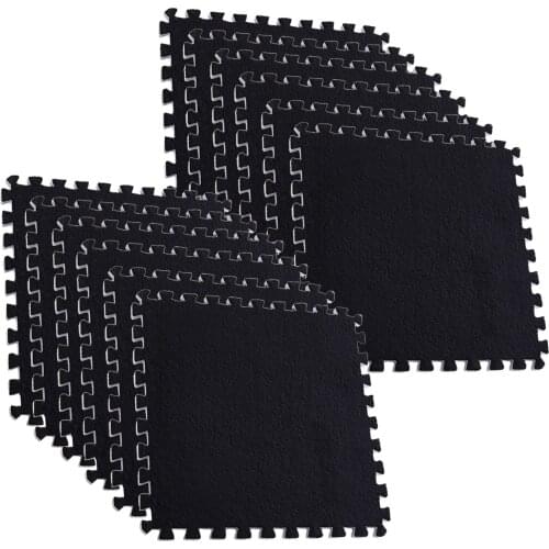 12PCS Gym Floor Mat Ultra-thick Durable Stitching Mat Dense EVA Foam Yoga Cushion Foam Floor Tiles Splicing Waterproof Mats